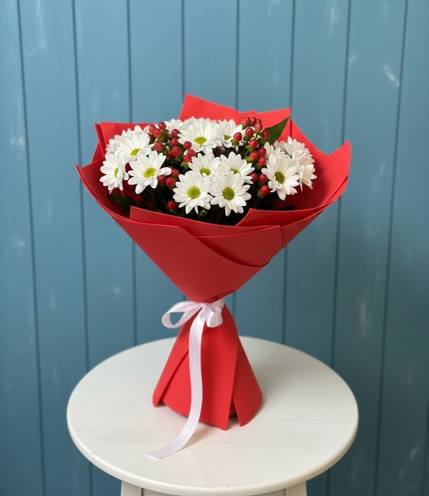 Букет цветов из: Хризантемы в Беково