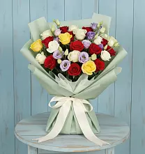 Букет цветов из:  Розы в Беково