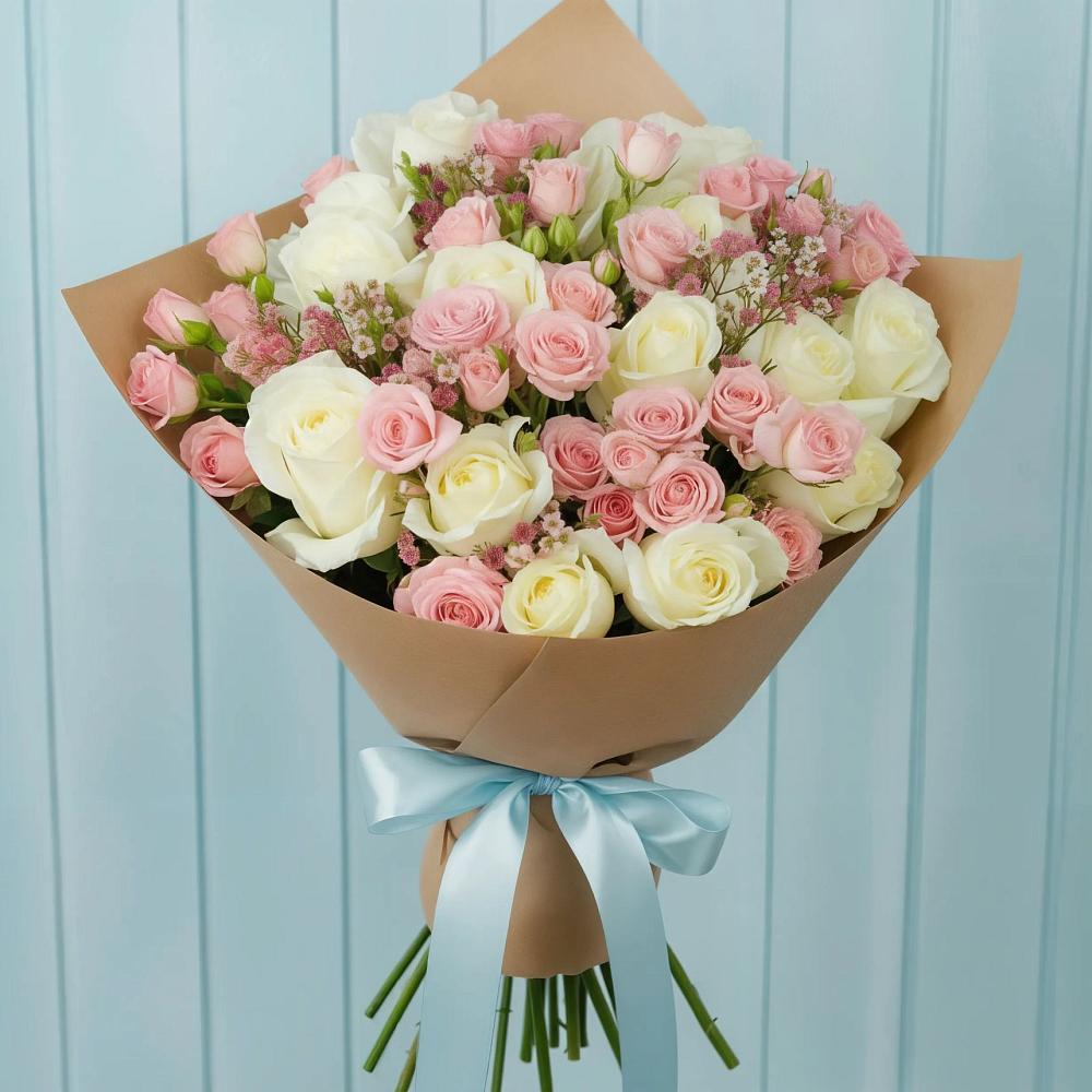 Букет цветов из: Розы в Беково
