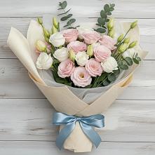 Букет цветов из:  Лизиантусы в Беково