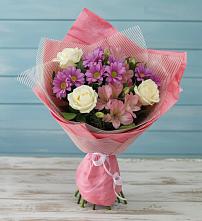 Букет цветов из:  Герберы в Беково