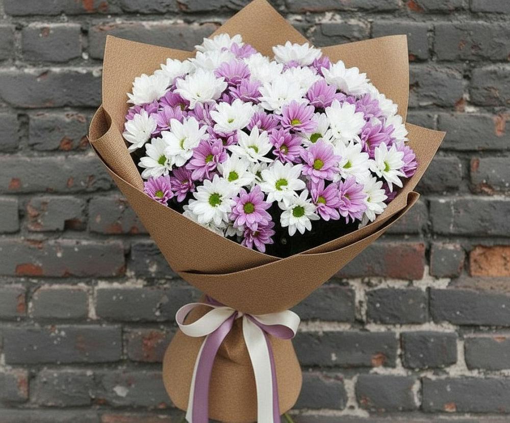 Букет цветов из: Хризантемы в Беково