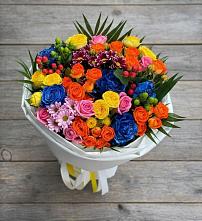 Букет цветов из:  Розы и Хризантемы #REPLACE_PRED# Беково