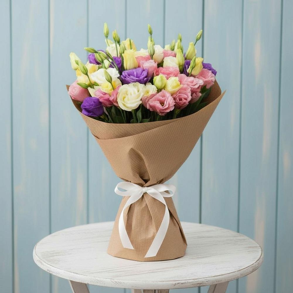 Букет цветов из: Лизиантусы в Беково