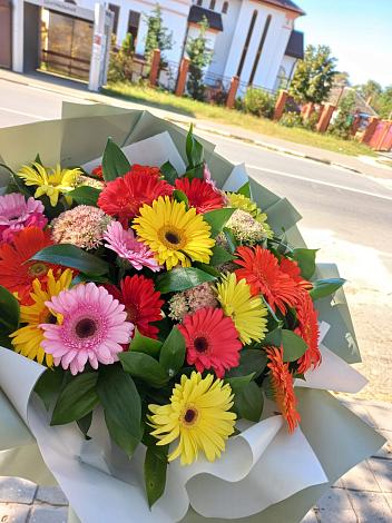 Букет цветов из: Герберы в Беково
